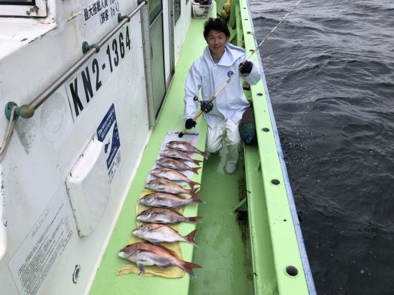 【釣果速報】神奈川県丸又丸でマダイTOP匹9匹をゲット！他メジナ・イサキも釣れ、釣行は大充実！