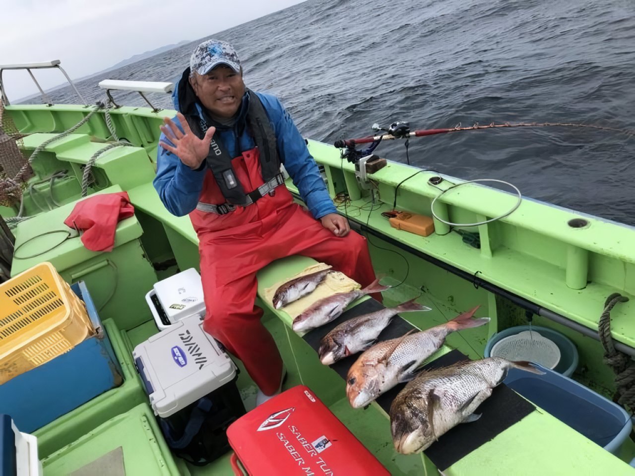 【釣果速報】神奈川県丸又丸で3.20kgのビッグマダイ出た！現在、中～大鯛メインにコンスタントに釣れてる模様です！