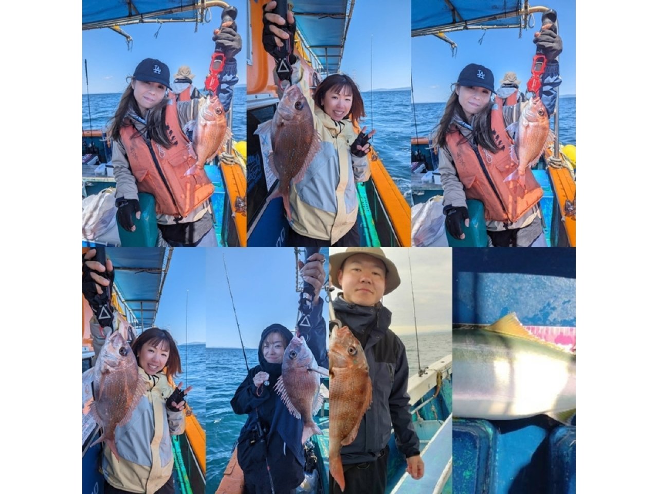【釣果速報】兵庫県海蓮丸でタコ・タイ・ブリGET！女性アングラーも順調に釣果を伸ばし大活躍！だれもが輝ける釣行に参加してみませんか？