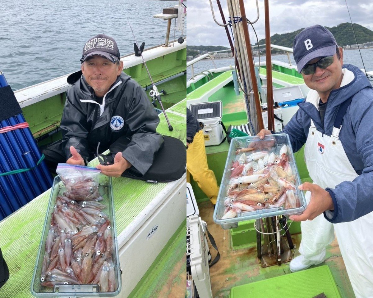 【釣果速報】マルイカが終日ヒット！神奈川県たいぞう丸に乗船して憧れの高級イカを釣りに行こう！
