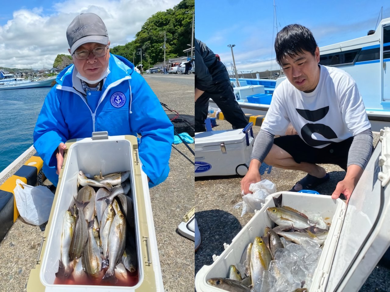 【釣果速報】千葉県宝生丸で朝からイサキ好調！竿頭は68匹！今なら一日中数釣りが楽しめます！