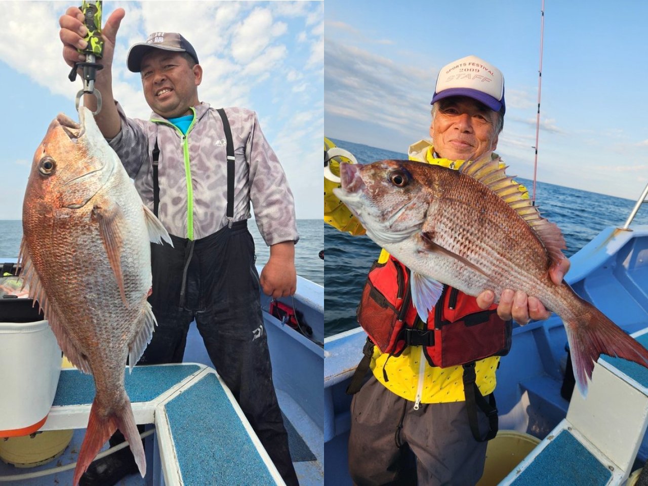【釣果速報】でか～～～～い！茨城県宗和丸で5.42kgのマダイキャッチ！現在、中～大鯛メインにコンスタントに釣れてる模様です！