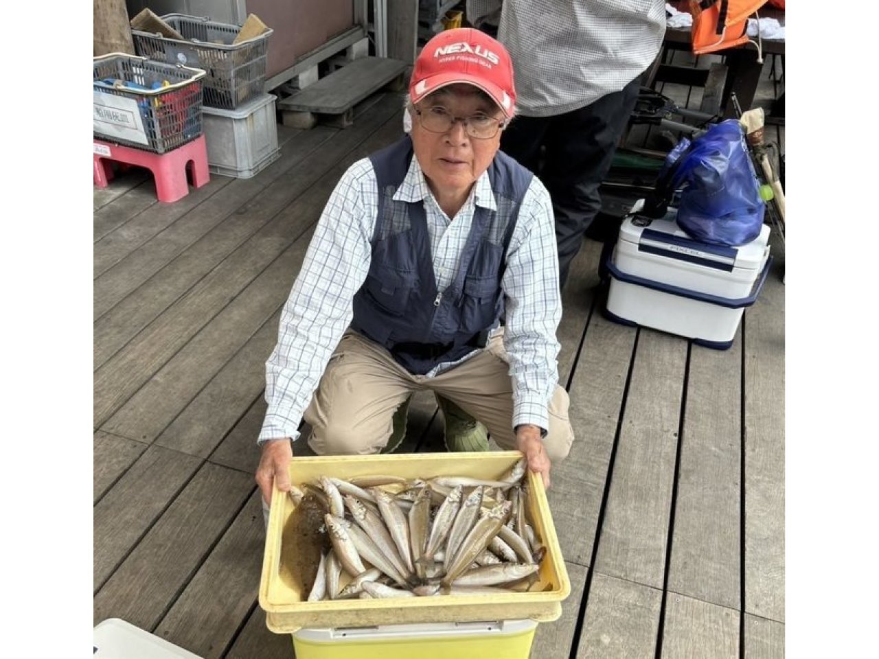 【釣果速報】神奈川県荒川屋でシロギストップ55匹！記録更新が狙える今はサイズも良型でとってもおトク！