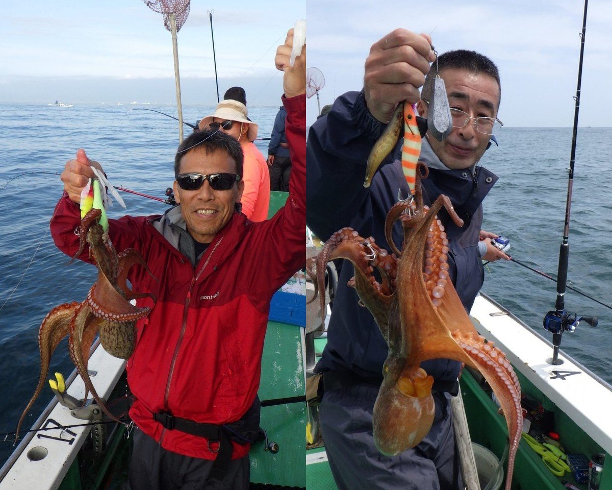 【釣果速報】3kgのモンスターマダコ確保！茨城県大内丸の船長が厳選するポイントで記録更新マダコを釣ろう！