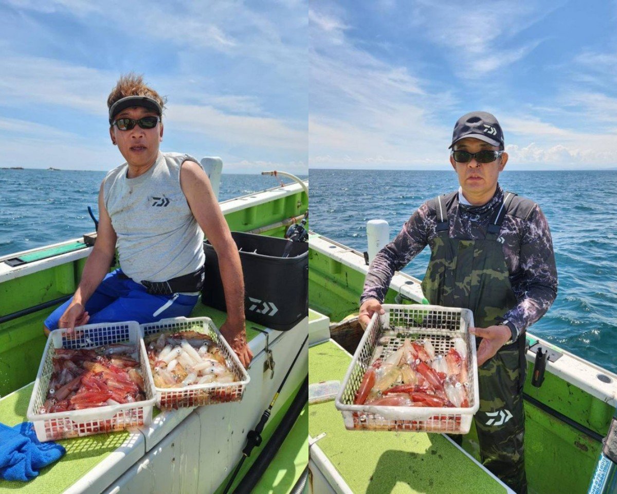 【釣果速報】神奈川県長三朗丸でマルイカ170杯超え！良型の高級イカは今が狙いどき！！