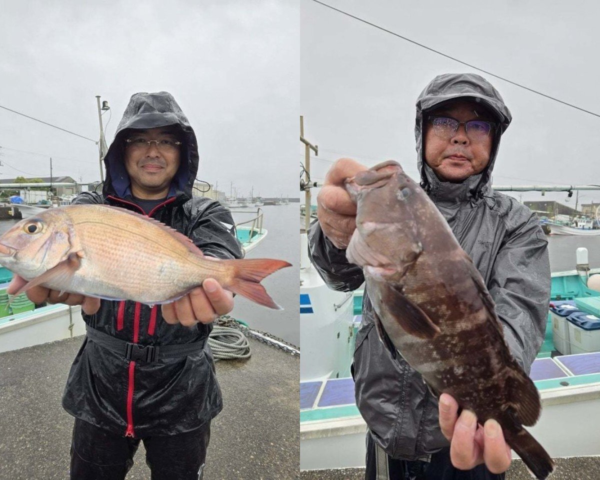 【釣果速報】千葉県富士丸でマダイ・カサゴ・メバルと人気魚種続々ゲット！いろいろな魚との出会いを楽しみたい人は即予約を！