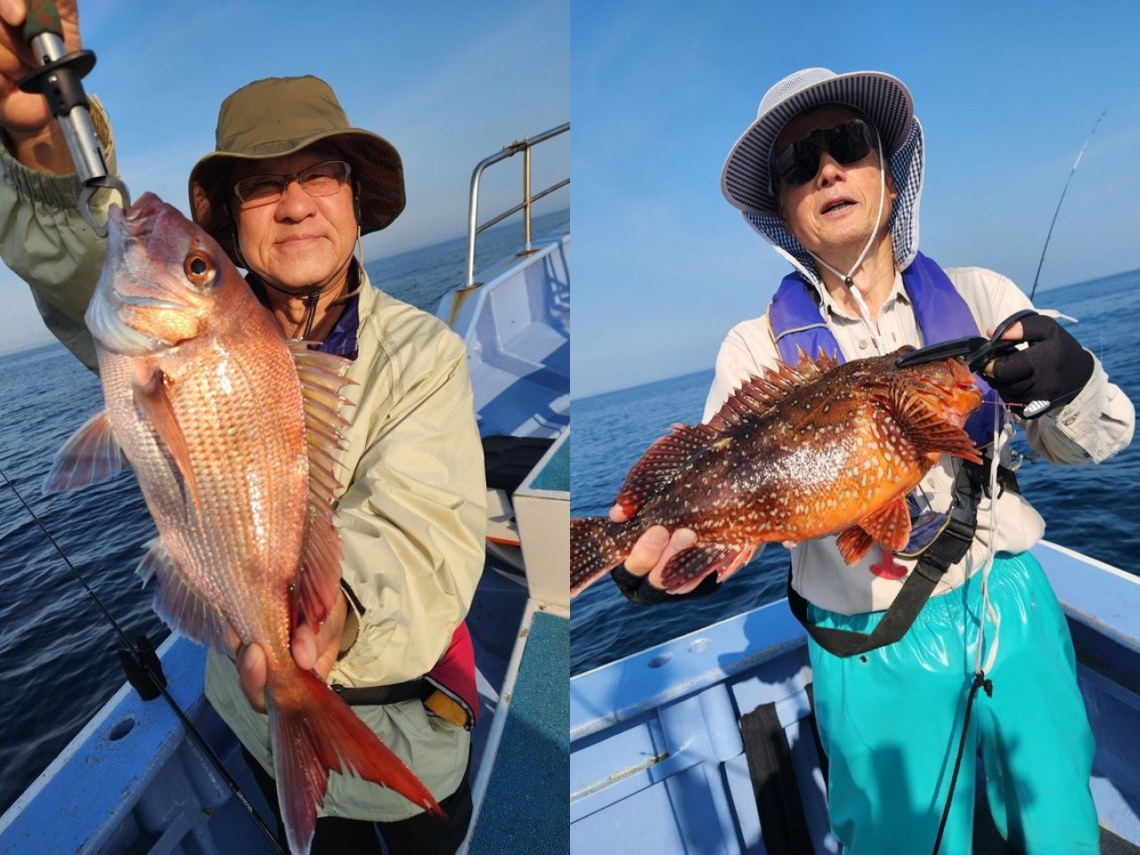 【釣果速報】マダイにハナダイ、カサゴ！茨城県宗和丸に乗るとクーラーボックスが高級魚の宝石箱になるぞ！