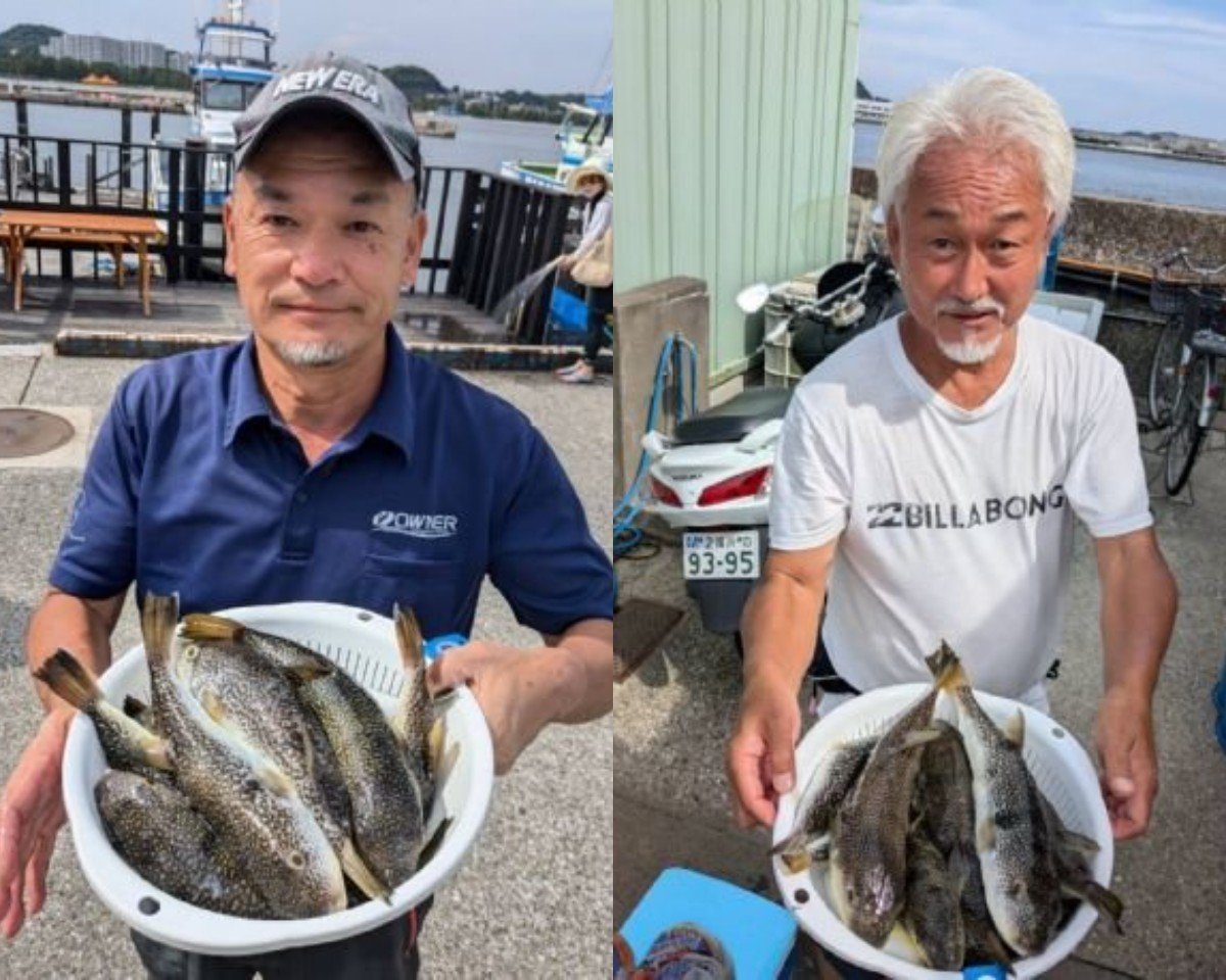 【釣果速報】神奈川県忠彦丸でショウサイフグが絶好調！30cmのジャンボサイズも上がってます！