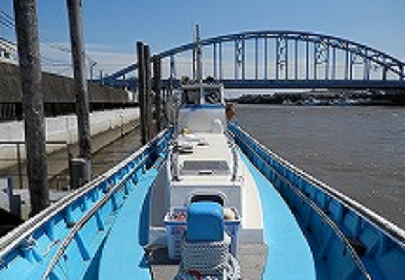 船のアップ写真