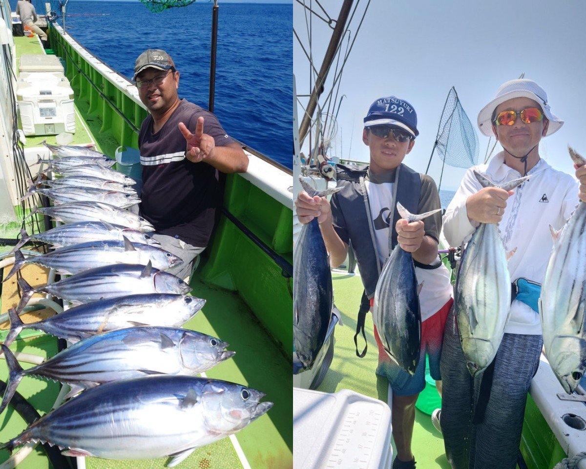 【釣果速報】神奈川県長三朗丸の釣果が超壮観！カツオの大行列！トップは12本ゲット！