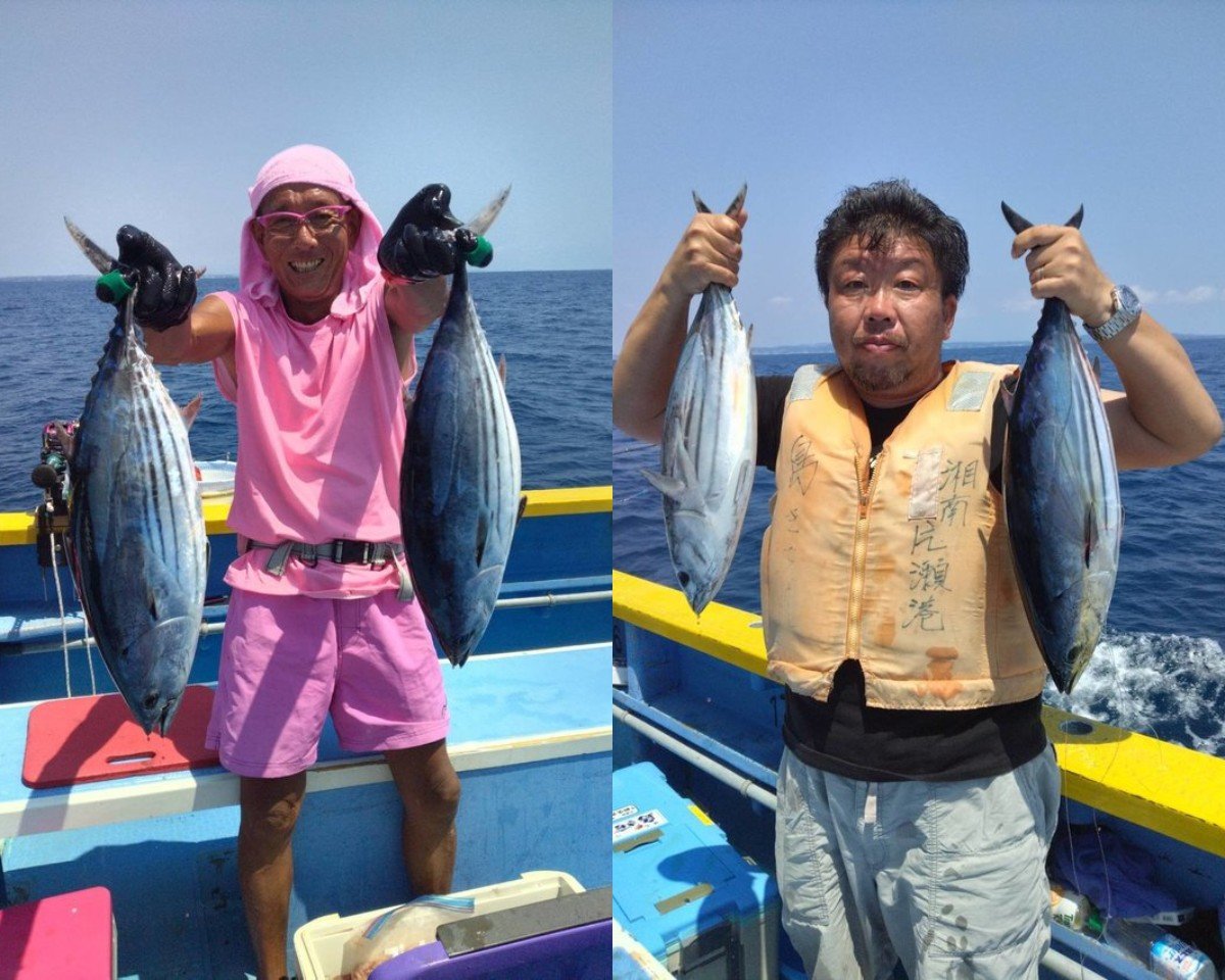 【釣果速報】激旨サイズのカツオを全員ゲット！神奈川県島きち丸で五感が大満足する釣行に繰り出そう！