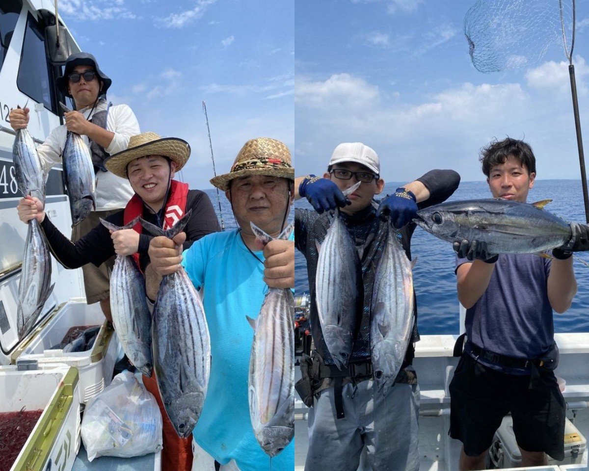 【釣果速報】激旨サイズのカツオを全員ゲット！神奈川県五エム丸で五感が大満足する釣行に繰り出そう！