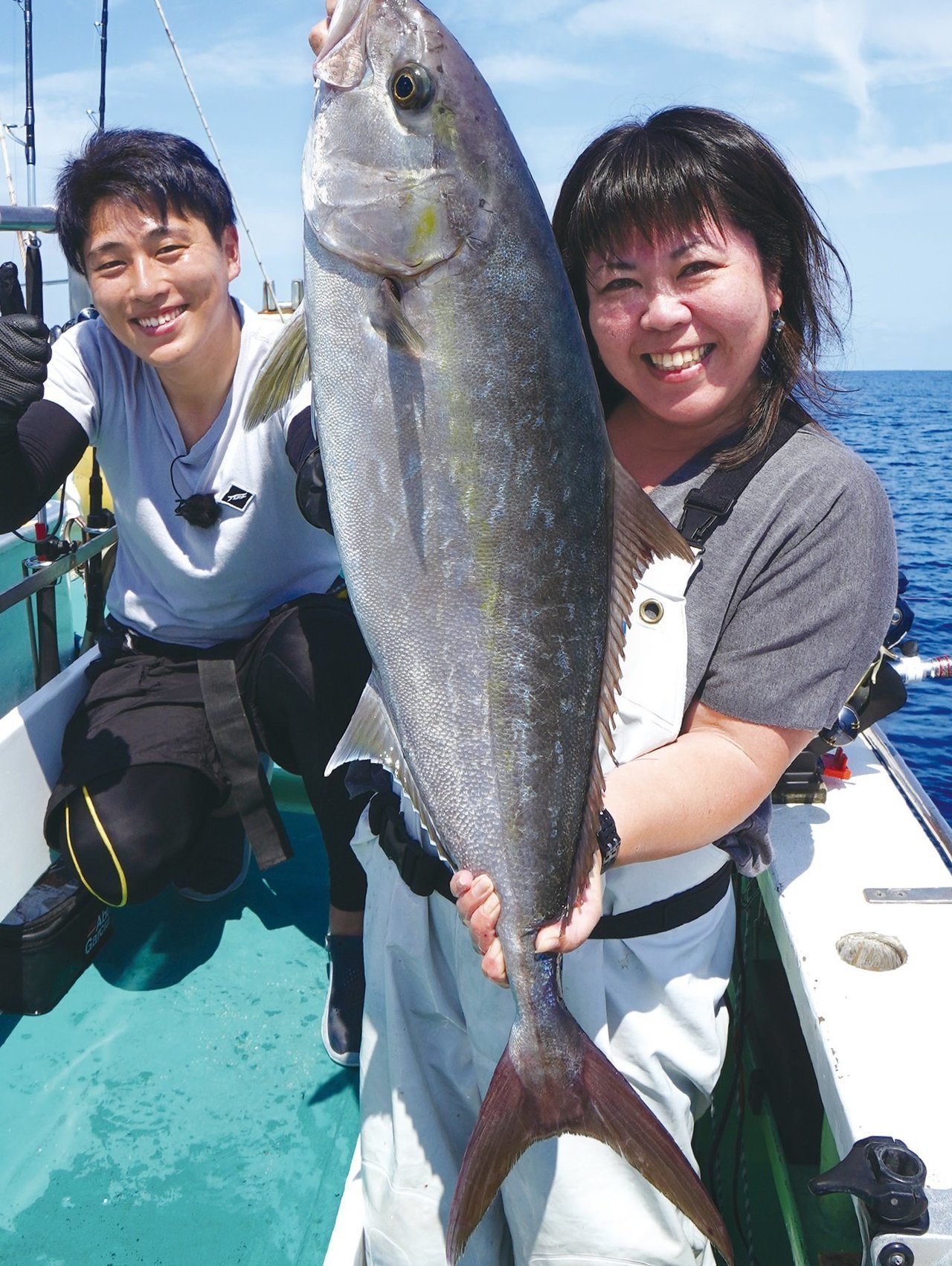 沖釣りカレッジ（第29回）］金本俊哉＆弦巻海謙の泳がせ入門in銭州 カンパチCHALLENGE