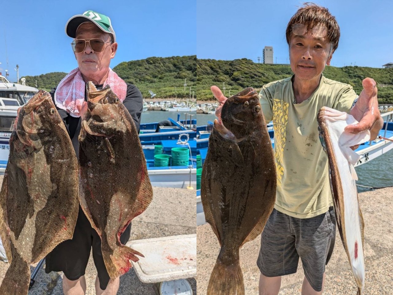 【釣果速報】千葉県隆正丸でヒラメ全員ゲット！さらなる大物を目指す船長のもとにみんな集まれ！