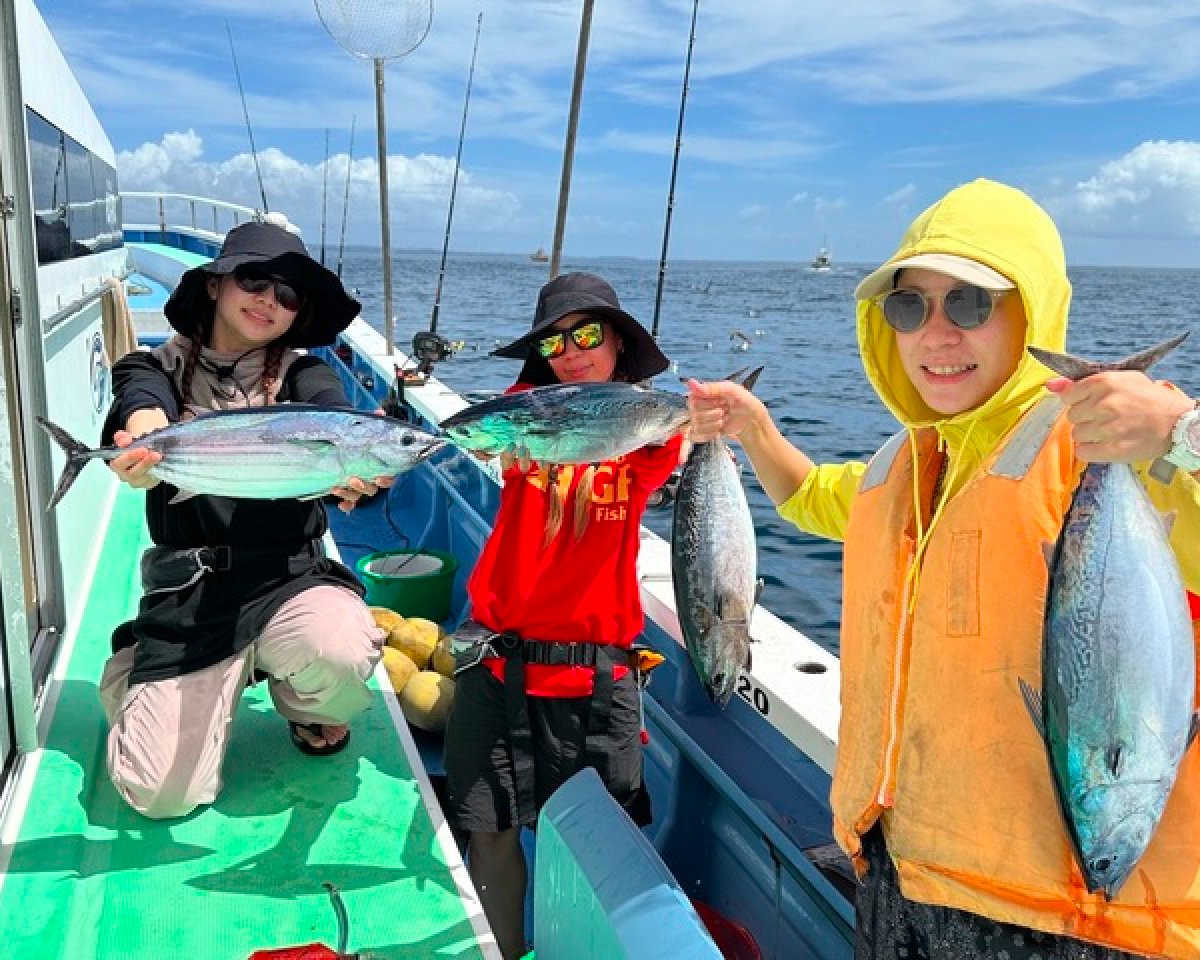 【釣果速報】カツオ・ヒラソウダ爆釣で超スピード納竿！マグロのヒットチャンスもあり！神奈川県大松丸で青物ざんまいな一日を！