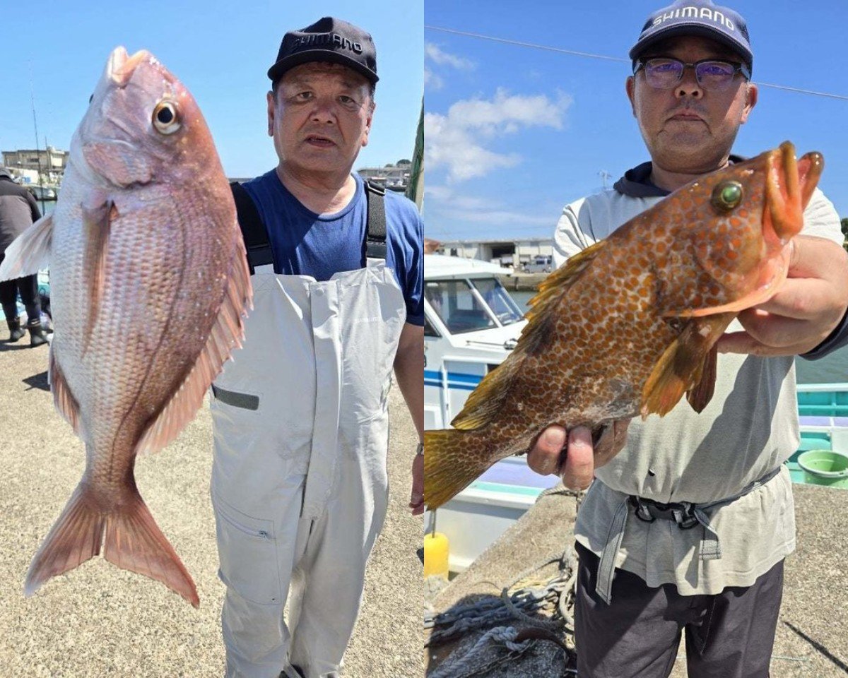 【釣果速報】千葉県富士丸でマダイ・ハタ・カサゴと人気魚種続々ゲット！いろいろな魚との出会いを楽しみたい人は即予約を！