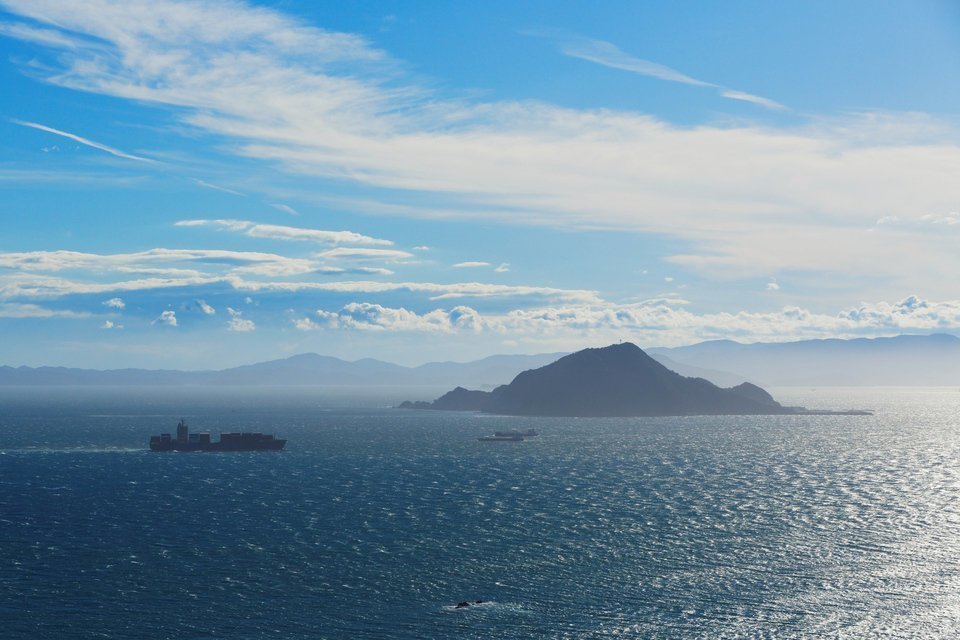 伊良湖水道　神島　画像