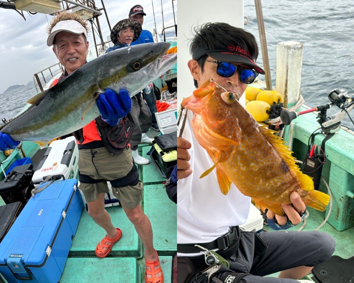 【釣果速報】福岡県成幸丸で10.0kgヒラマサや2.5kgカンパチなど大物確保！落とし込み初心者さんも人気魚種を次々ゲット！巨大魚と出会える冒険へGO！