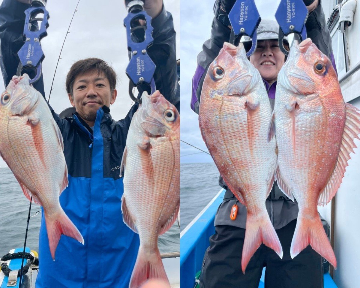 【釣果速報】茨城県ことぶき丸でマダイ0.9kgの良型ゲット！カサゴやマハタも交じり豪華なお土産に！この船に決まり！