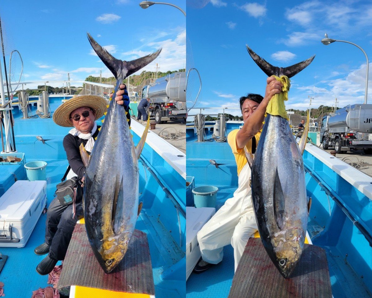 【釣果速報】神奈川県成銀丸でキハダマグロとの熱い戦いが何度も繰り広げられる！39kg＆27kgサイズをゲット！