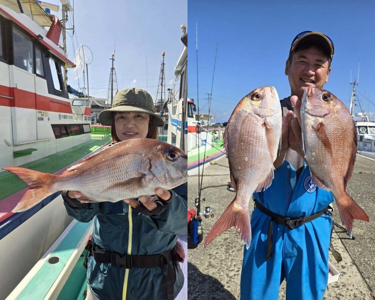 【釣果速報】千葉県富士丸で食べ頃サイズの良型マダイ上がる！多彩なゲストも見え釣行は大充実！