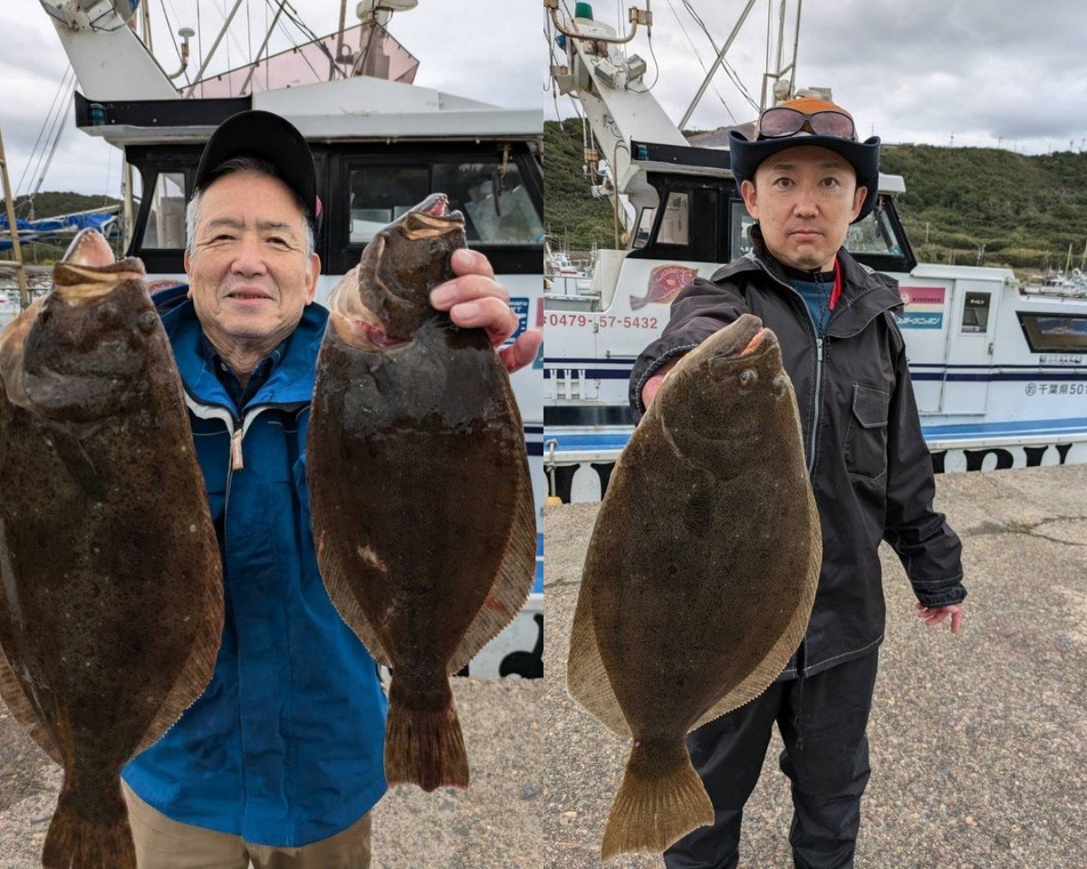 【釣果速報】1.5㎏の座布団出る！大型交じり食い順調のヒラメは千葉県隆正丸で狙いに行こう！