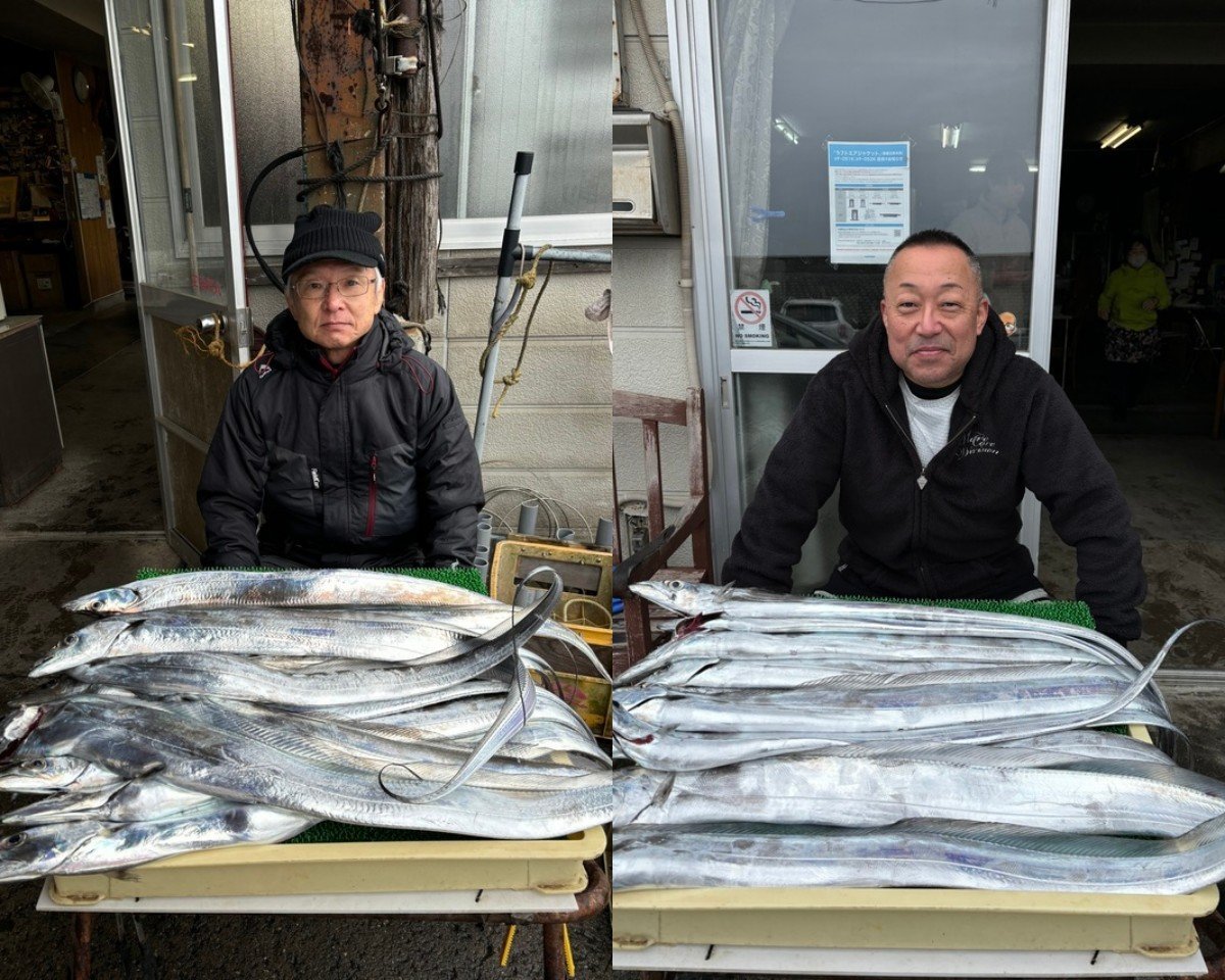 【釣果速報】神奈川県庄治郎丸でタチウオ全員安打達成！仲間とわいわい釣りを楽しみたいなら庄治郎丸に決まり！