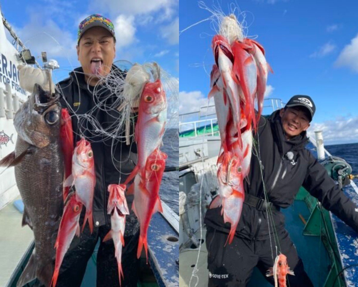 【釣果速報】静岡県南伊豆忠兵衛丸でキンメが入れ食い！クロムツもヒット！超高級魚たちに囲まれて気分は大富豪！