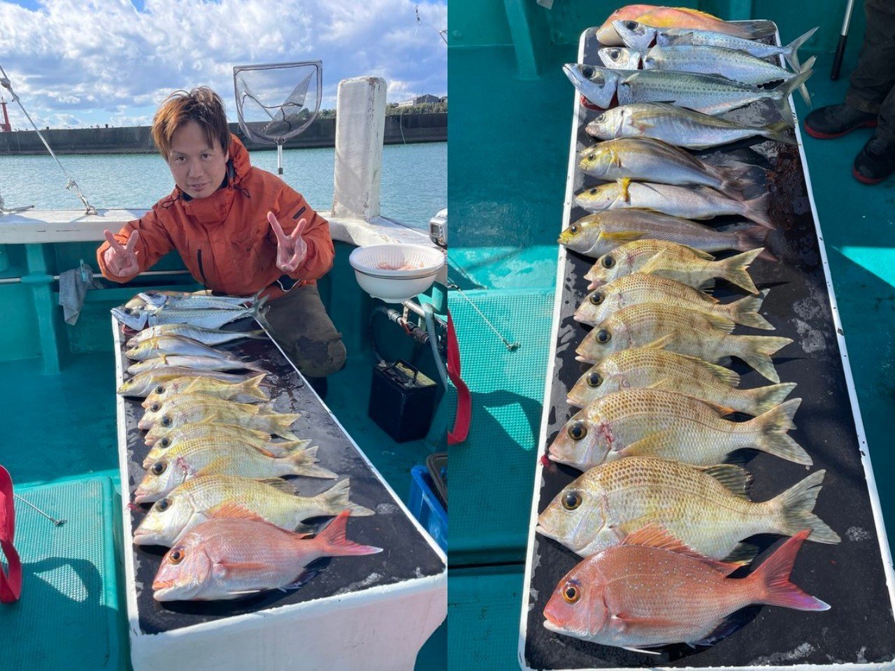 【釣果速報】風も敵じゃない！マダイ・メイチダイ・マアジなどお土産も豊富！大満足の釣りがしたいなら和歌山県良栄丸へ！