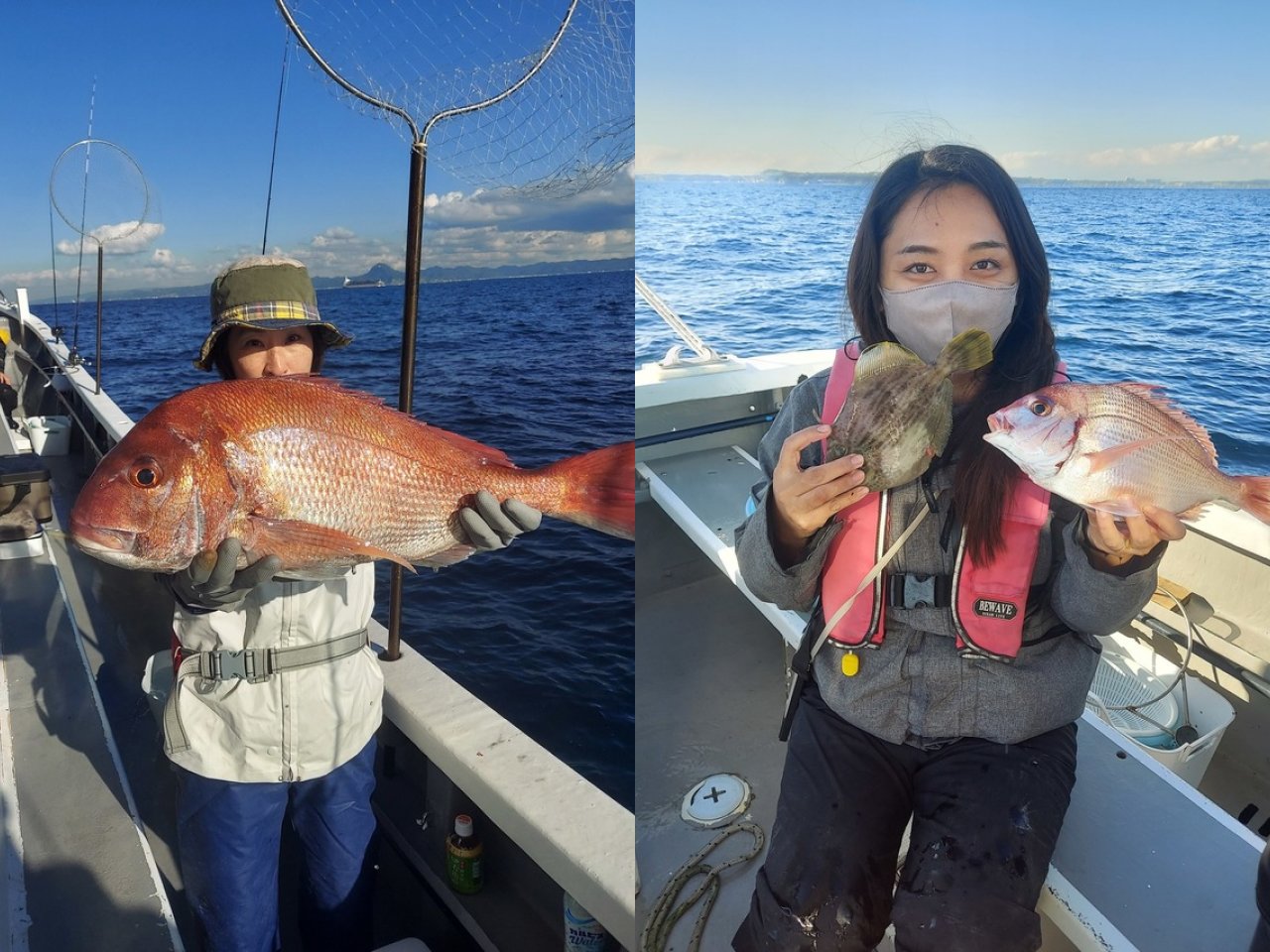 【釣果速報】でか～～～～い！神奈川県岩伊丸で4.20kgのマダイキャッチ！現在、中～大鯛メインにコンスタントに釣れてる模様です！