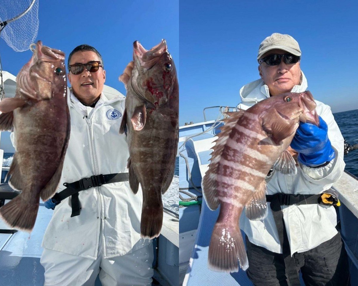 【釣果速報】千葉県松栄丸で3㎏ビッグマハタをゲット！テンションが上がる豪華魚種が釣れまくり！