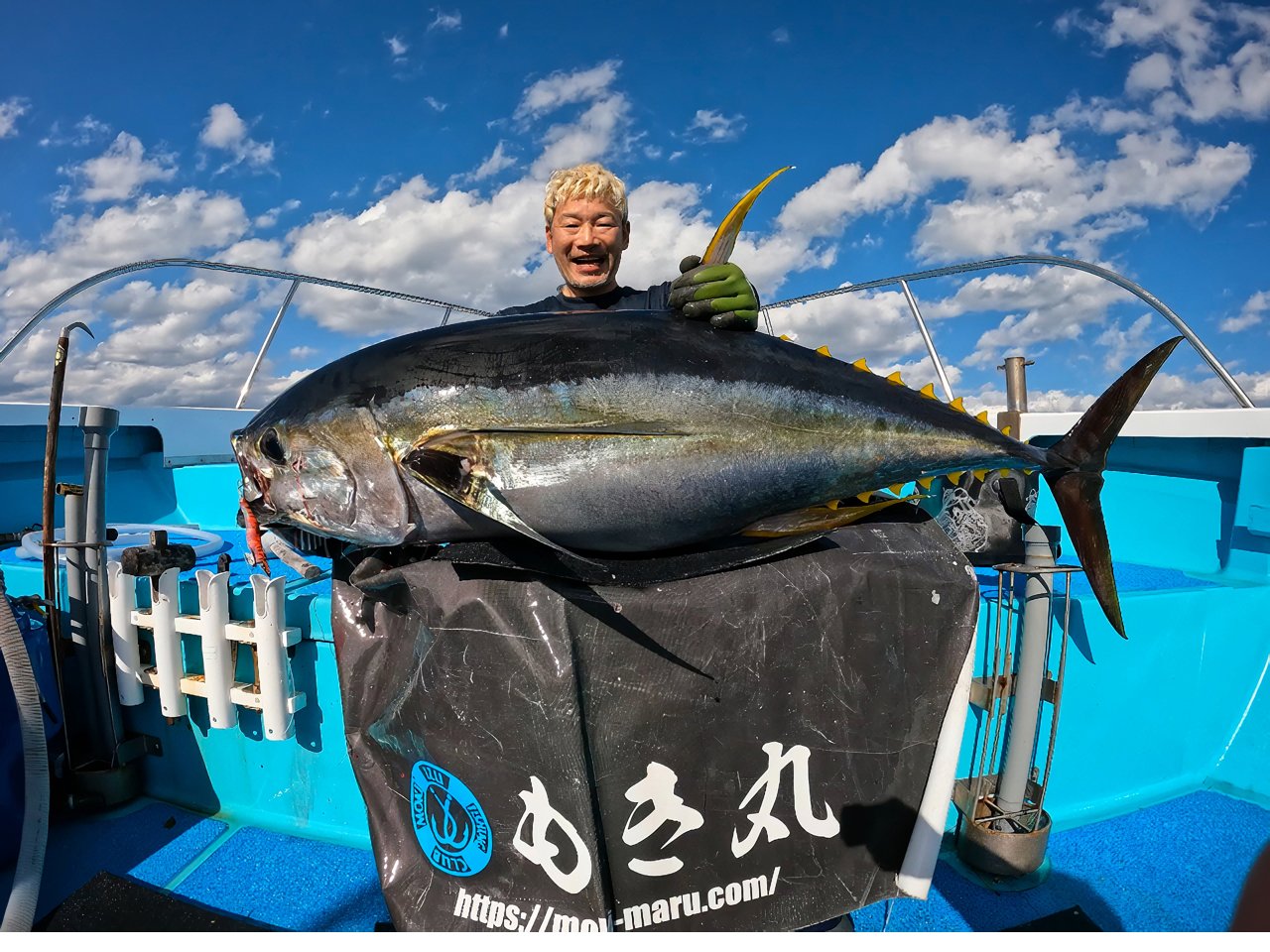 【釣果速報】40.00kg！静岡県もき丸でモンスターキハダ確保！釣り人が憧れる幻のターゲットをその手でゲットせよ！