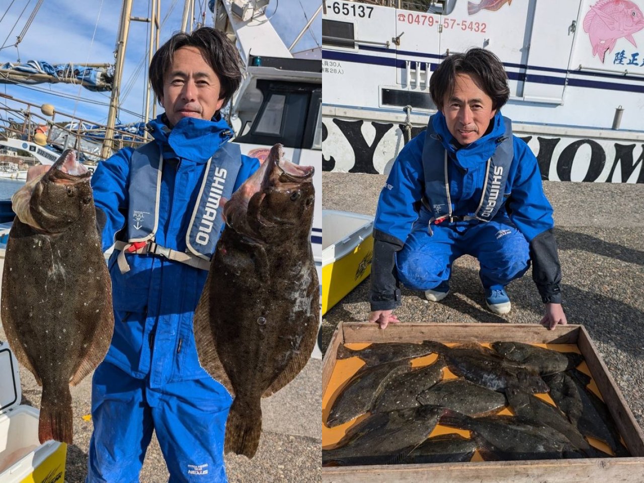 【釣果速報】千葉県隆正丸で獲れるヒラメがデカい！キロオーバーの良型多く、3.00kgの大型も！さあ、ビッグドリームを掴みに行こう！