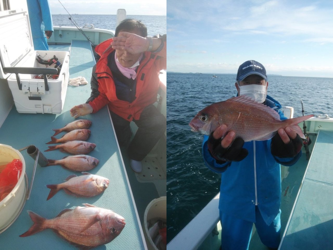 【釣果速報】神奈川県伝五郎丸で食べ頃サイズの良型1.00kgマダイ上がる！多彩なゲストも見え釣行は大充実！