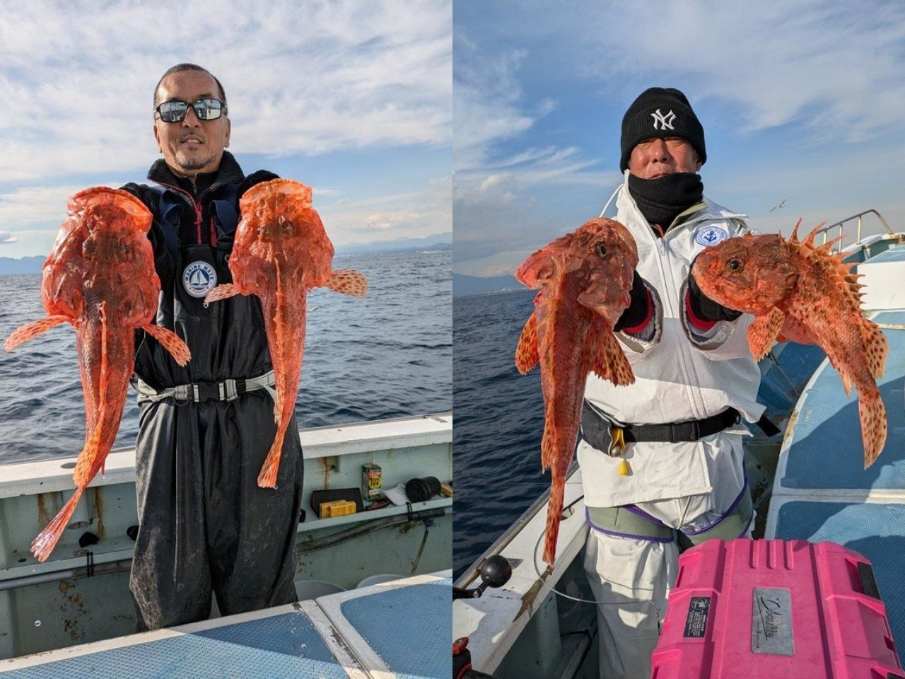 【釣果速報】オニカサゴGET！最大43cm！神奈川県ゆうせい丸で今すぐカサゴ釣行へGO！