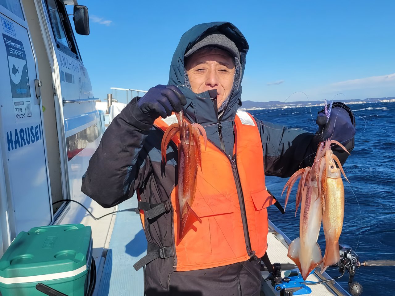 【釣果速報】神奈川県春盛丸でスルメイカ全員ゲット！実績“お墨付き”の船で高級イカをゲットしよう！