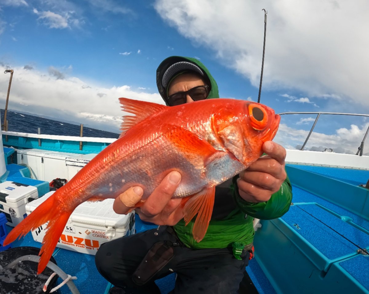 【釣果速報】静岡県もき丸のキンメ船で良型頻発！多点掛けで多彩な魚種がお目見え！？