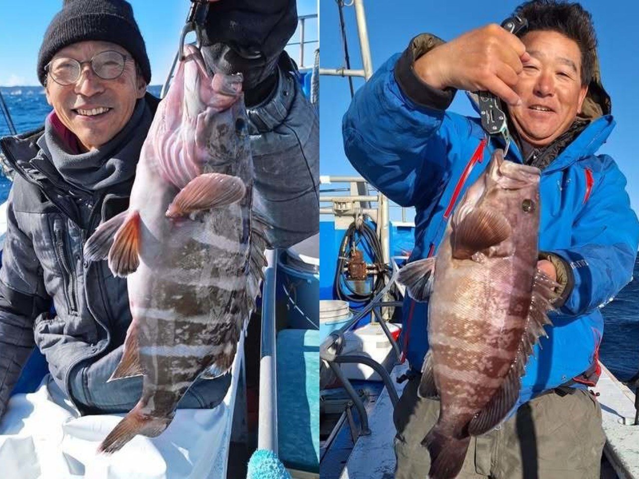 【釣果速報】風のコンディションが悪いなか、千葉県隆光丸でマハタGET！根魚獲るならすぐに乗船を！