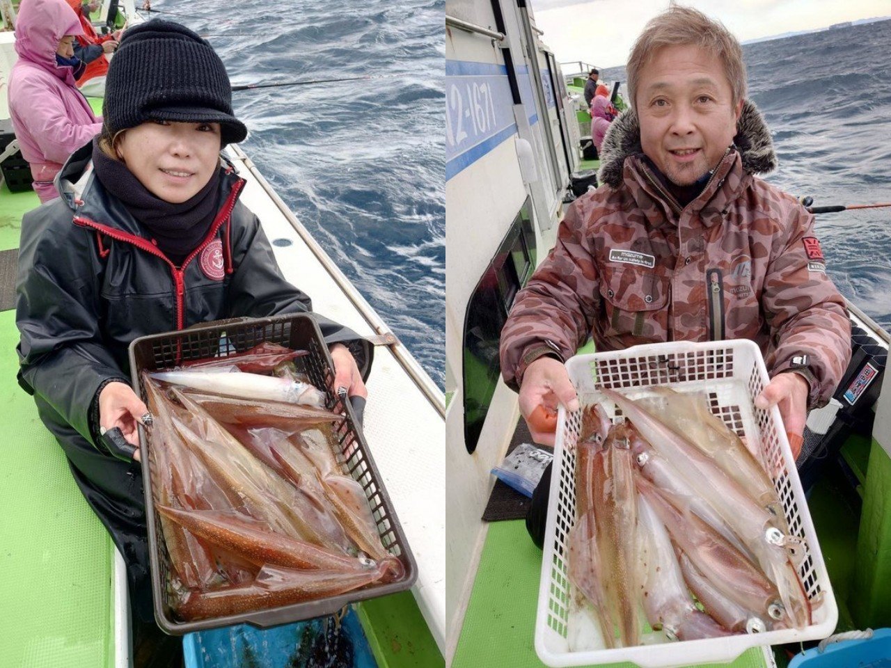 【釣果速報】神奈川県長三朗丸でヤリイカ・スルメイカの調子上々！全員10杯以上でおかず確保！ぜひ乗船を！