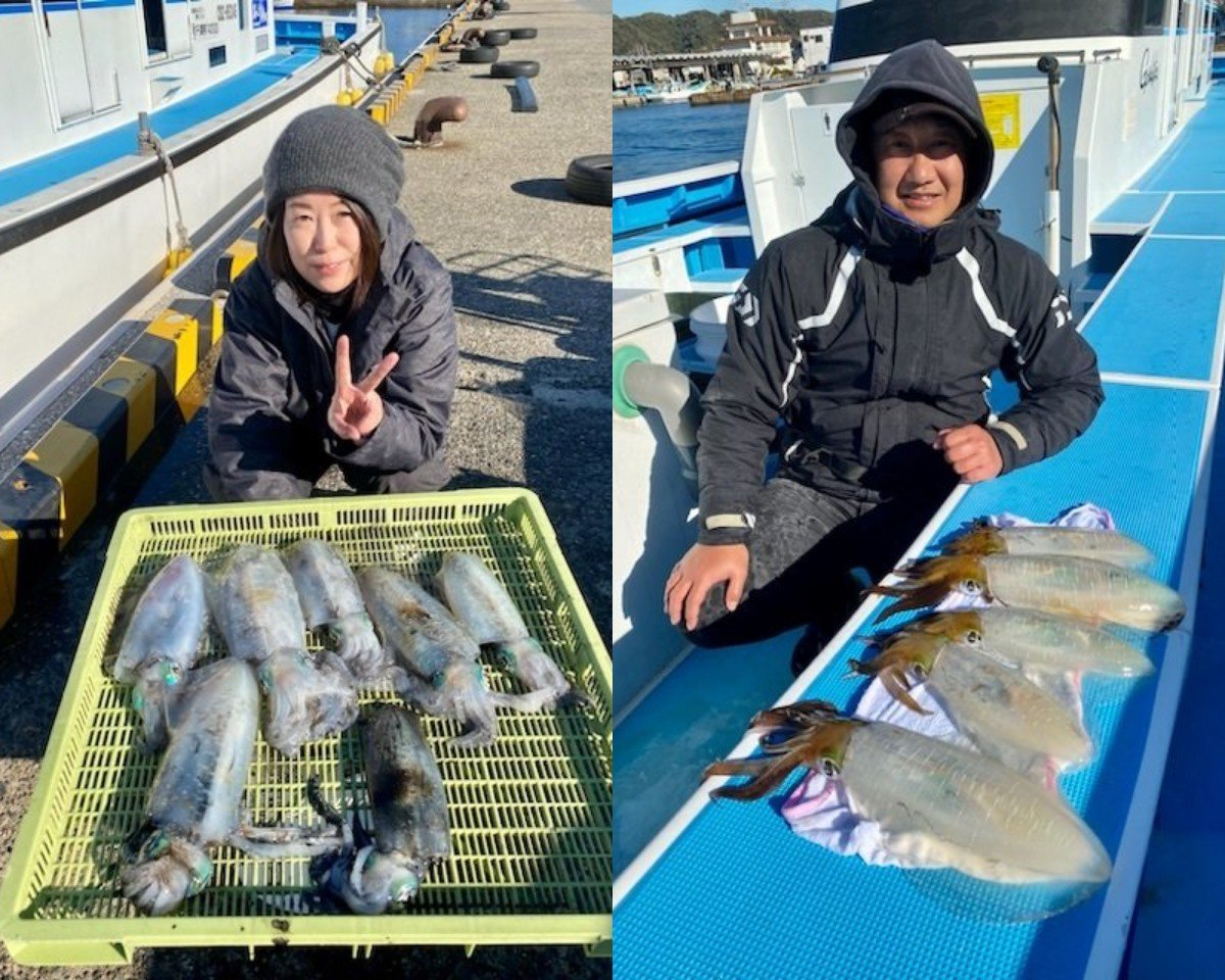 【釣果速報】千葉県宝生丸でアオリイカ全員ゲット！実績“お墨付き”の船で高級イカをゲットしよう！