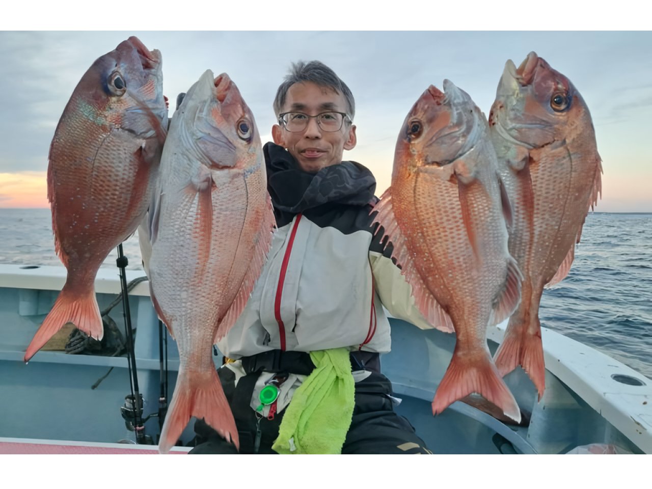 【釣果速報】千葉県梅花丸でマダイ絶好調！トップ21匹！三連休は大物マダイを捕まえに行きませんか？