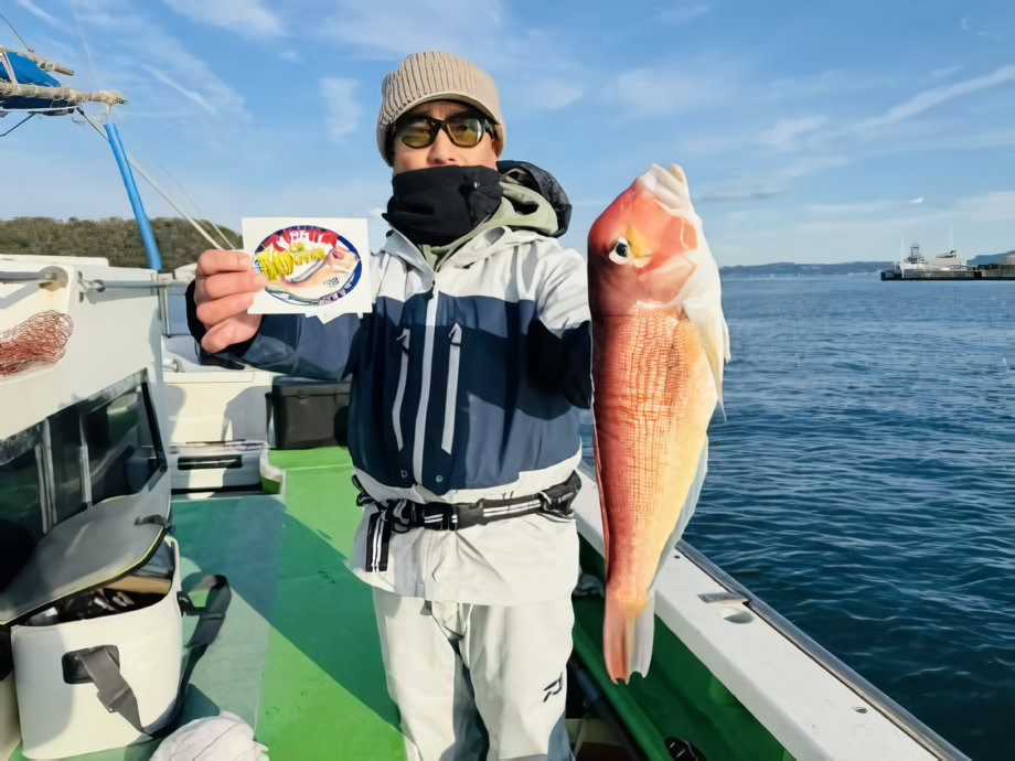 【釣果速報】見よ！52cmの巨大アマダイの迫力を！神奈川県やまてん丸で大型高級魚GETのビッグドリームを叶えよう！