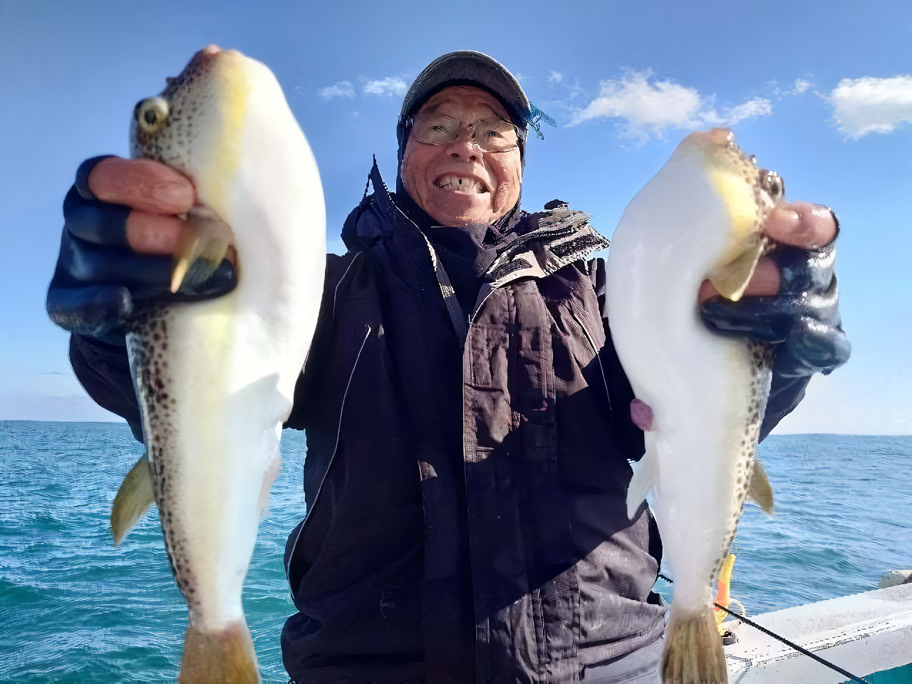 【釣果速報】千葉県利永丸はショウサイフグが好調！海況悪い中でもヒット＆キャッチ多数！チャンスの多い今、ぜひ乗船を！