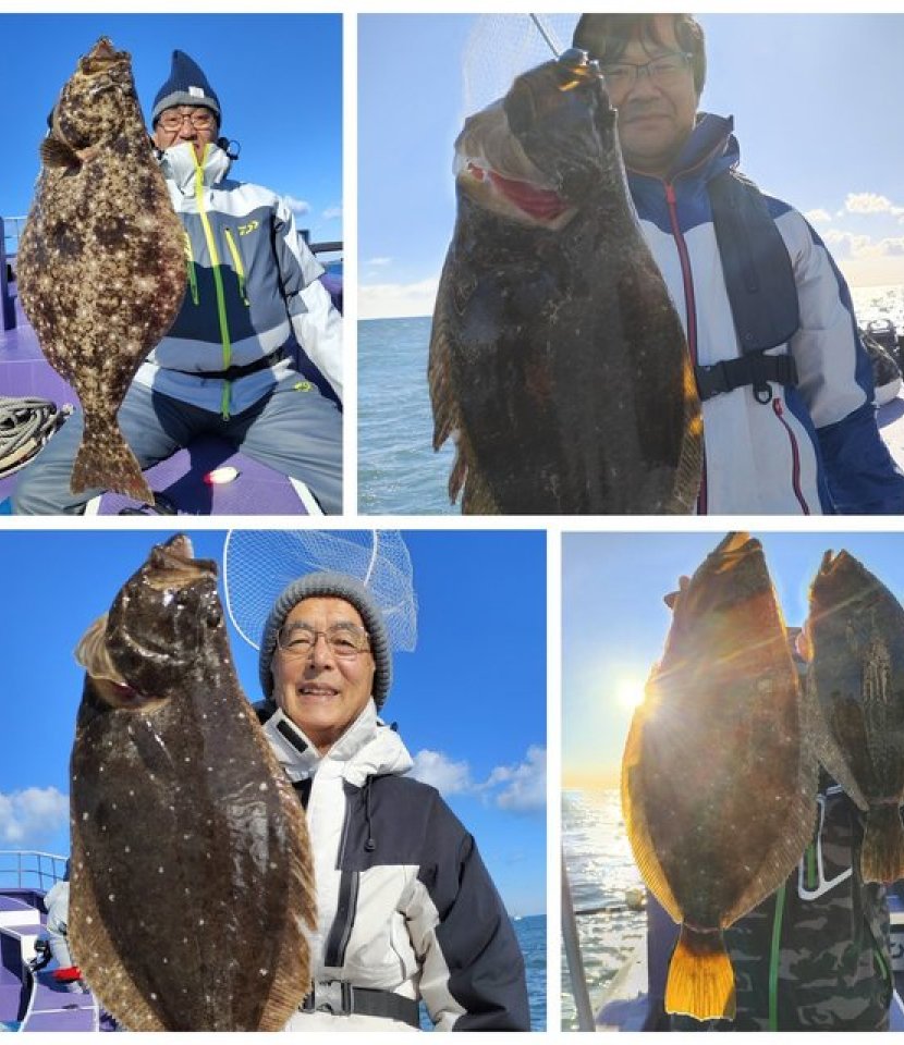 【釣果速報】千葉県春栄丸でヒラメ好調！2.3kgオーバーの大物も続々上がる！記録更新するなら今でしょ！