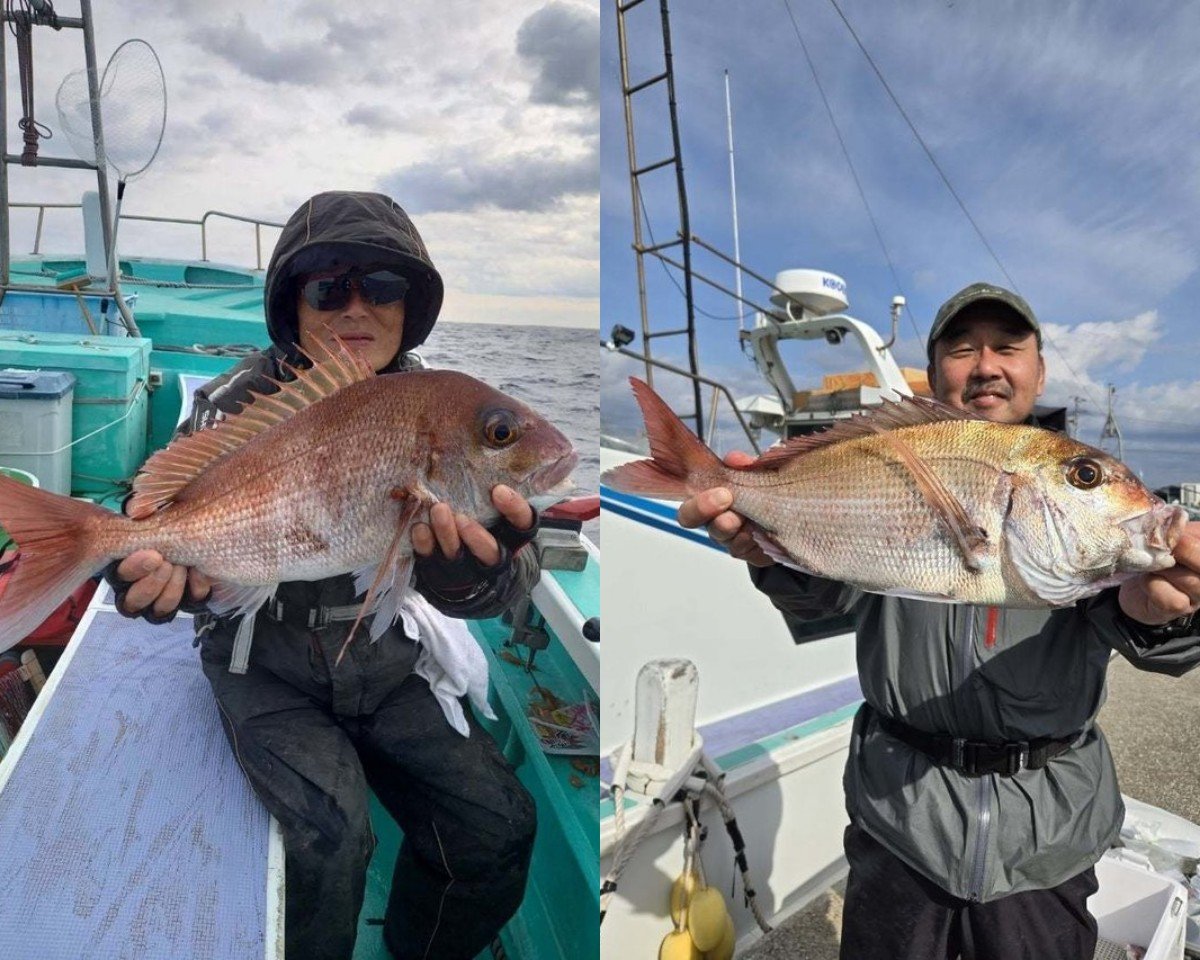 【釣果速報】千葉県富士丸で食べ頃サイズの良型マダイ上がる！多彩なゲストも見え釣行は大充実！