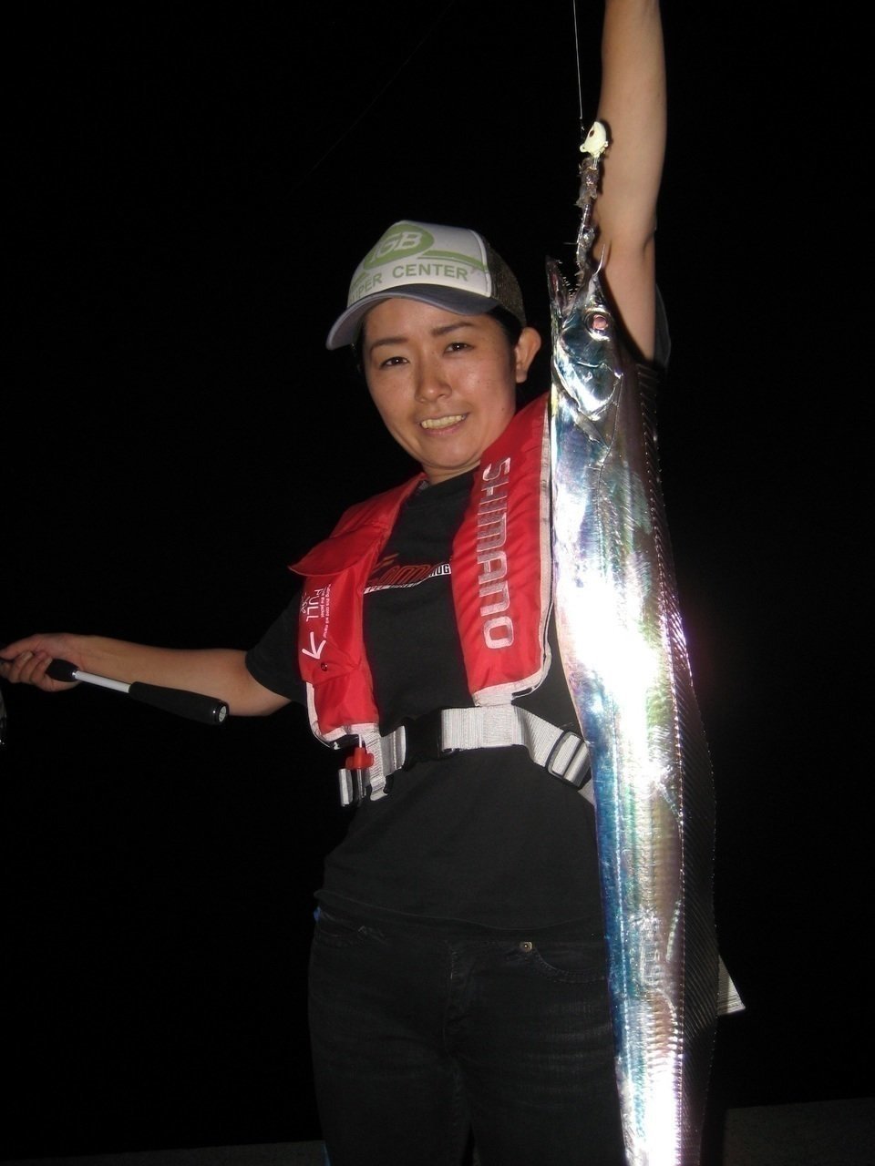 人　太刀魚　写真