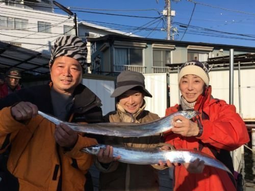 人　太刀魚　写真