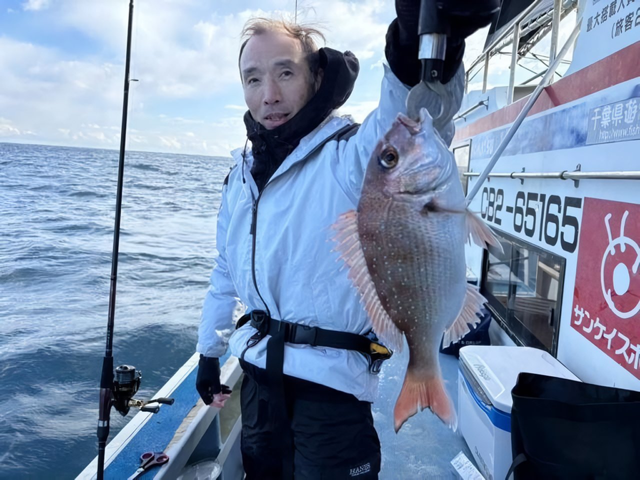 【釣果速報】千葉県優光丸で食べ頃サイズの良型1.00kgマダイ上がる！多彩なゲストも見え釣行は大充実！