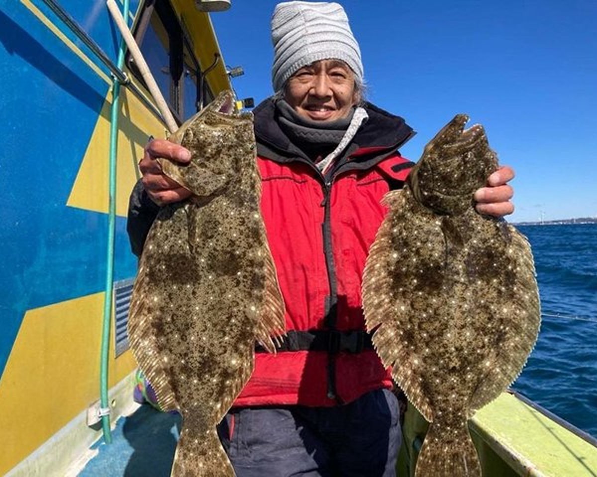 【釣果速報】千葉県太幸丸でヒラメ好調！初心者1kg超え！2kgオーバーの大物も続々上がる！記録更新するなら今でしょ！