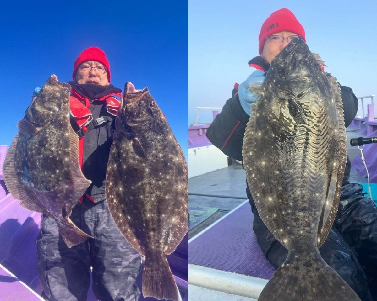 【釣果速報】2.2kg～2.6kgクラスを続々キャッチ！千葉県長栄丸で釣れるヒラメはどれも大型で笑いが止まらない！